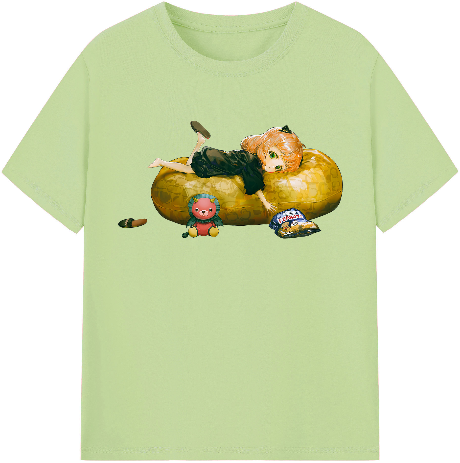 （画像用） SPY×FAMILY间谍家家酒 綿100％半袖Tシャツ（フロントプリント）